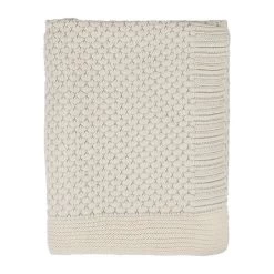 Plaid Ombelio Ecru Argent Coton 150x125 9 Plaid Ombelio Ecru Argent Coton 150x125 -Meubles De Maison Magasin 010 1 Plaid Ombelio Ecru Argent Coton 150x125 Cote Table Deco Campagne Chic