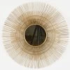 Miroir Rond Métal Doré Soleil ø72cm Athezza -Meubles De Maison Magasin 015 1 Miroir Rond Metal Dore Soleil Athezza hanjel Style Campagne