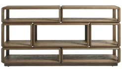 Console Mateo Chêne Naturel Multi Blanc D'Ivoire