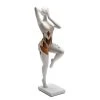 Statue Femme Eline Blanche H40cm -Meubles De Maison Magasin 023 1 Statue Femme Eline Blanche H40cm Amadeus Cades Design Deco Campagne Chic