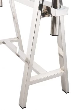 Bureau Contemporain Ajustable Métal Argent Verre -Meubles De Maison Magasin 025 1 Bureau Ajustable Metal Verre Contemporain Jline Jolipa Style Campagne 6