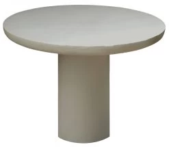 Table à Manger Piastro Enduite à La Chaux Pomax ø115cm