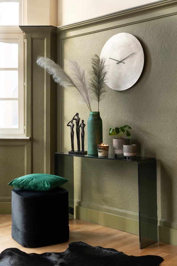 Console Galbée Contemporaine Verre Noir 9 Console Galbée Contemporaine Verre Noir – Image 7