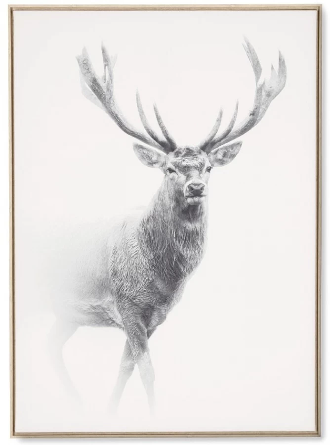 Tableau Cadre Cerf Debout (3 Tailles) 3 Tableau Cadre Cerf Debout (3 Tailles)