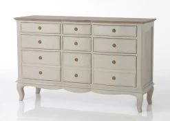 Commode 9 Tiroirs Maddy Beige