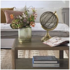 Globe Odyssée Blanc D'Ivoire -Meubles De Maison Magasin 042 1 Globe Odyssee Blanc d Ivoire Deco Campagne Chic 2