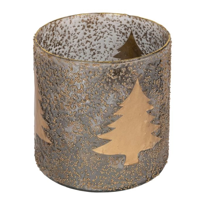 Photophore Sapin Doré Noël PM 4 Photophore Sapin Doré Noël PM – Image 2