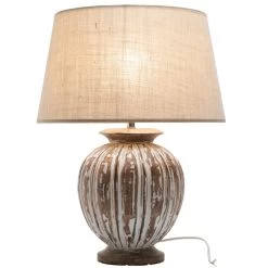 Lampe Juliette Bois Abat Jour Jute 5 Lampe Juliette Bois Abat Jour Jute -Meubles De Maison Magasin 051 1 Lampe Juliette Bois Abat Jour Jute Amadeus Cades Deco Campagne Chic 2