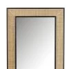 Miroir Molly Bois Noir Rotin Naturel MM -Meubles De Maison Magasin 052 1 Miroir Molly Bois Noir Rotin Naturel MM Jline Jolipa Deco Campagne Chic