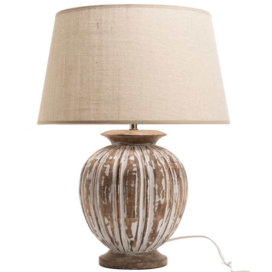 Lampe Juliette Bois Abat Jour Jute 3 Lampe Juliette Bois Abat Jour Jute