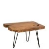 Table De Salon Irrégulière Teck Foncé PM -Meubles De Maison Magasin 071 1 Bout de Canape Irregulier Teck Fonce Jline Jolipa Style Campagne