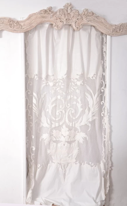 2 Rideaux Jardin Français Blanc Coquecigrues 130x300 3 2 Rideaux Jardin Français Blanc Coquecigrues 130x300