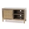 Meuble TV Bois Rotin Inspiration -Meubles De Maison Magasin 096 1 Meuble TV Bois Rotin Inspiration Amadeus Cades Deco Campagne Chic