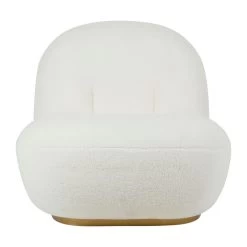 Fauteuil Maudan Blanc Bouclettes -Meubles De Maison Magasin 099 1 Fauteuil Maudan Blanc Bouclettes Cote Table Deco Campagne Chic