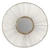 Miroir Rond Métal Doré Mélanie ø90cm Athezza -Meubles De Maison Magasin 099 Miroir Melanie o90cm