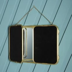 Miroir 3 Parties Laiton Doré -Meubles De Maison Magasin 106 1 Miroir 3 Parties Laiton Dore Signature Mobilier Deco Campagne Chic 4