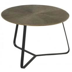 Table Basse Alu Doré Illaz PM