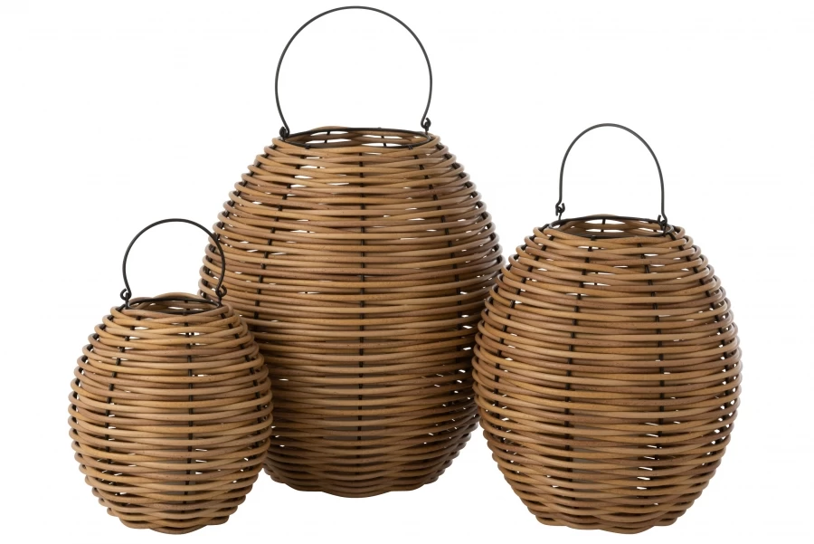 Lanterne Tressée Naturel Eclairage Led GM Outdoor 8 Lanterne Tressée Naturel Eclairage Led GM Outdoor – Image 6