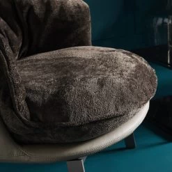 Fauteuil Bob Velours Marron -Meubles De Maison Magasin 123 1 Fauteuil Bob Marron Signature Mobilier Deco Campagne Chic 5