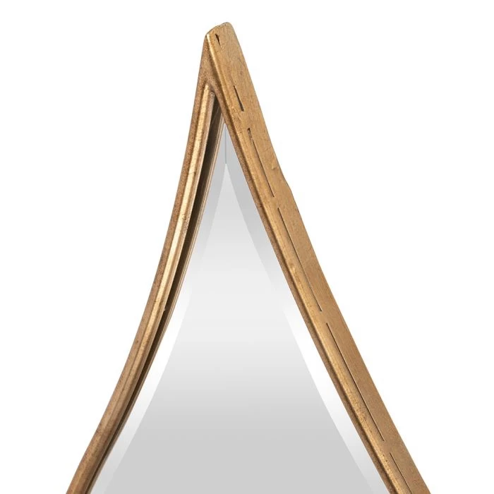 Miroir Biseauté Arlequin Métal Doré 89cm 4 Miroir Biseauté Arlequin Métal Doré 89cm – Image 2