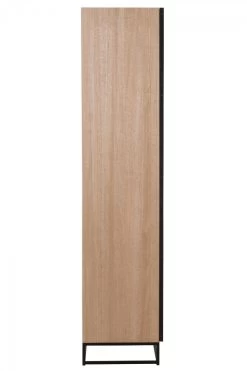 Armoire 2 Portes Zig Zag Naturel Noir 13 Armoire 2 Portes Zig Zag Naturel Noir -Meubles De Maison Magasin 130 1 Armoire 2 Portes Zig Zag Naturel Noir J Line Jolipa Deco Campagne Chic 3