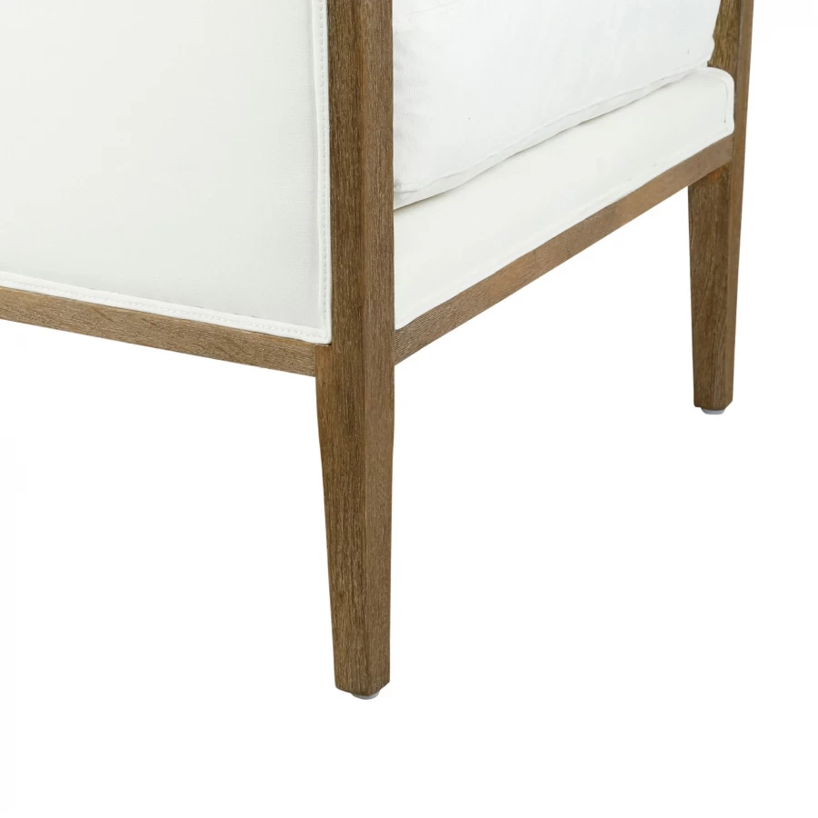 Fauteuil Loevan Chêne Coton Lavé Blanc 7 Fauteuil Loevan Chêne Coton Lavé Blanc – Image 5