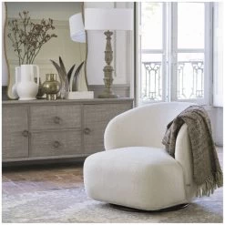 Buffet Gabrielle 2 Portes-2 Tiroirs Blanc D'Ivoire -Meubles De Maison Magasin 143 1 Buffet Gabrielle Taupe 2P 2T Blanc d Ivoire deco campagne Chic 8