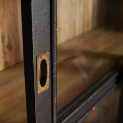 Bibliothèque Indus Amsterdam 3 Corps Noir Vieilli -Meubles De Maison Magasin 146 1 Bibliotheque Amsterdam 3 Corps Signature Style Campagne 8