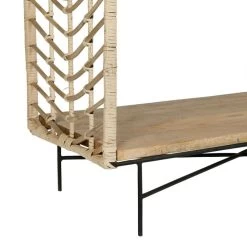 Etagère Monarque Bois Rotin Métal Jardin D'Ulysse 9 Etagère Monarque Bois Rotin Métal Jardin D'Ulysse -Meubles De Maison Magasin 148 1 Etagere Monarque Bois Rotin Metal Jardin d Ulysse Deco Campagne Chic 4