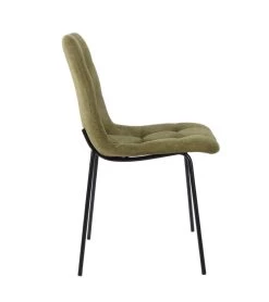 Chaise Liona Velours Athezza -- (5 Couleurs) NEW -Meubles De Maison Magasin 149 1 Chaise Liona Velours Olive Athezza Hanjel Deco Campagne Chic 3