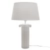 Lampe Athènes Porcelaine Lin Blanc -Meubles De Maison Magasin 150 1 Lampe Athenes Porcelaine Lin Blanc Amadeus Cades Deco Campagne Chic