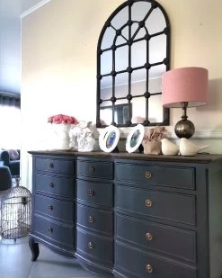 Commode 9 Tiroirs Maddy Grise -Meubles De Maison Magasin 151 1 Commode 9 Tiroirs Maddy Grise Amadeus Cades Design Deco Campagne Chic 3