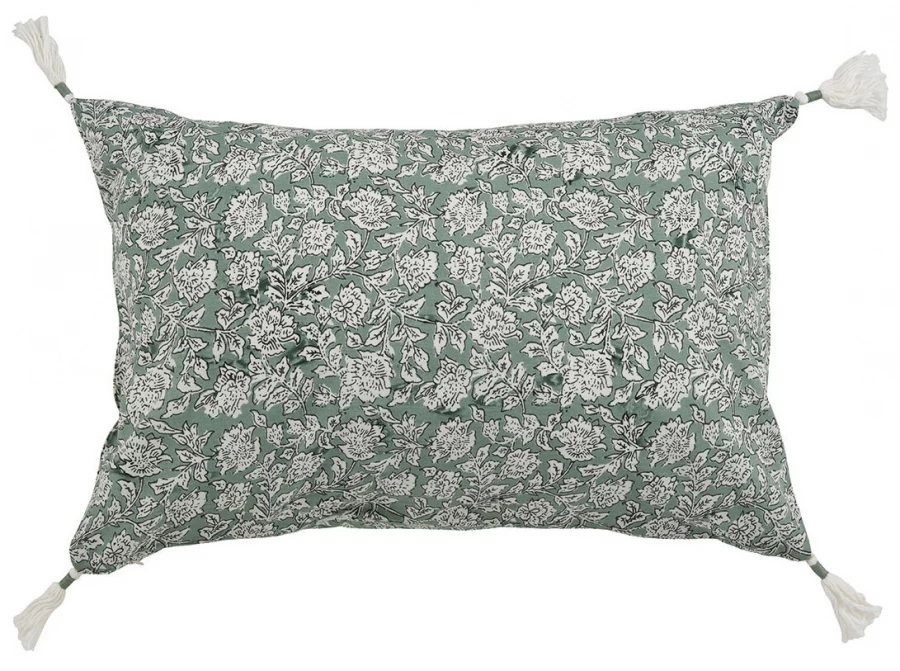 Coussin Eden Céladon 40x60 Blanc D'Ivoire 3 Coussin Eden Céladon 40x60 Blanc D'Ivoire