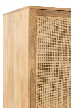 Armoire 2 Portes Weaving Bois Rotin Naturel -Meubles De Maison Magasin 162 1 Armoire 2 Portes Weaving Bois Rotin Naturel Jline Jolipa Deco Campagne Chic 8