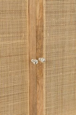 Armoire 2 Portes Weaving Bois Rotin Naturel -Meubles De Maison Magasin 167 1 Armoire 2 Portes Weaving Bois Rotin Naturel Jline Jolipa Deco Campagne Chic 7