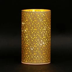 Photophore Led Etoiles Or -Meubles De Maison Magasin 171 1 Deco Led Photophore Etoiles Dore Noel Cote Table Deco Campagne Chic 3