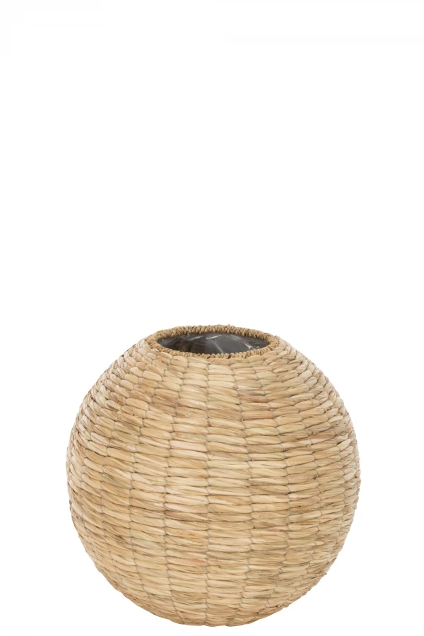 Vase Yumi Boule Rotin Naturel 4 Vase Yumi Boule Rotin Naturel – Image 2