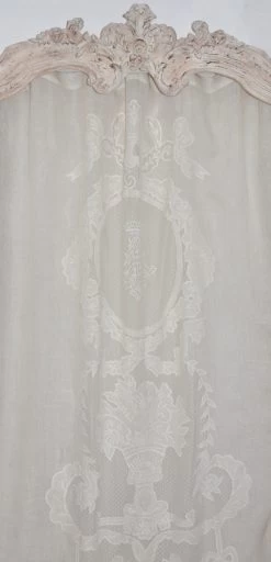 2 Rideaux Duchesse Lin Blanc Coquecigrues 130x300