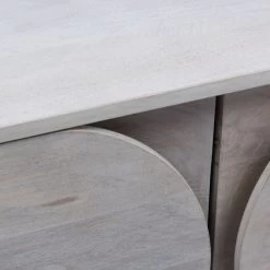 Bibliothèque Fuji Manguier Naturel Blanchi *NOUVEAU* -Meubles De Maison Magasin 194 1 Bibilotheque Fuji Manguir Naturel Grise Amadeus Cades Deco Campagne Chic 3