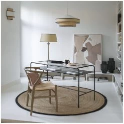 Bureau Ernest Métal Verre Blanc D'Ivoire -Meubles De Maison Magasin 195 1 Bureau Ernest Metal Verre Blanc d Ivoire Deco Campagne Chic 6