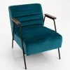 Fauteuil Hutch Velours (4 Couleurs) Amadeus Cades Deco