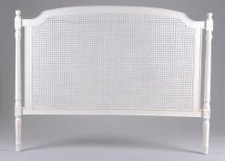 Tête De Lit Cannage Blanc Helena 160cm Amadeus