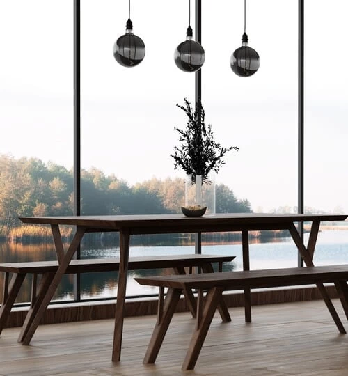 Table à Manger Acacia Hopper Pomax 190cm 7 Table à Manger Acacia Hopper Pomax 190cm – Image 5