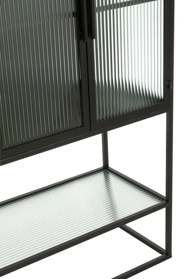 Buffet 4 Portes Métal Verre 9 Buffet 4 Portes Métal Verre – Image 7