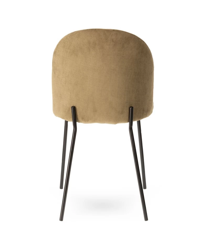 Chaise Velours Côtelé Abba Athezza (5 Couleurs) 6 Chaise Velours Côtelé Abba Athezza (5 Couleurs) – Image 4