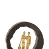 Statue Famille Manguier Noir Alu Or -Meubles De Maison Magasin 241 1 Statue Famille Manguier Noir Alu Or Jline Jolipa Deco campagne Chic