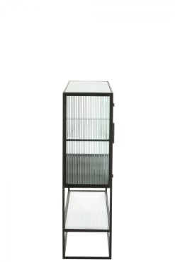 Buffet 4 Portes Métal Verre 16 Buffet 4 Portes Métal Verre -Meubles De Maison Magasin 242 1 Buffet 4 Portes Metal Verre Jline Jolipa Deco Campagne Chic 5