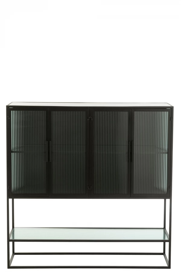 Buffet 4 Portes Métal Verre 5 Buffet 4 Portes Métal Verre – Image 3