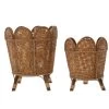 S/2 Cache Pot Rotin Bamboo Athezza