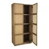 Armoire Ema Chêne Cannage Naturel Blanc D'Ivoire -Meubles De Maison Magasin 249 1 Armoire Ema Chene Massif Cannage Naturel Blanc d Ivoire Deco Campagne Chic 3